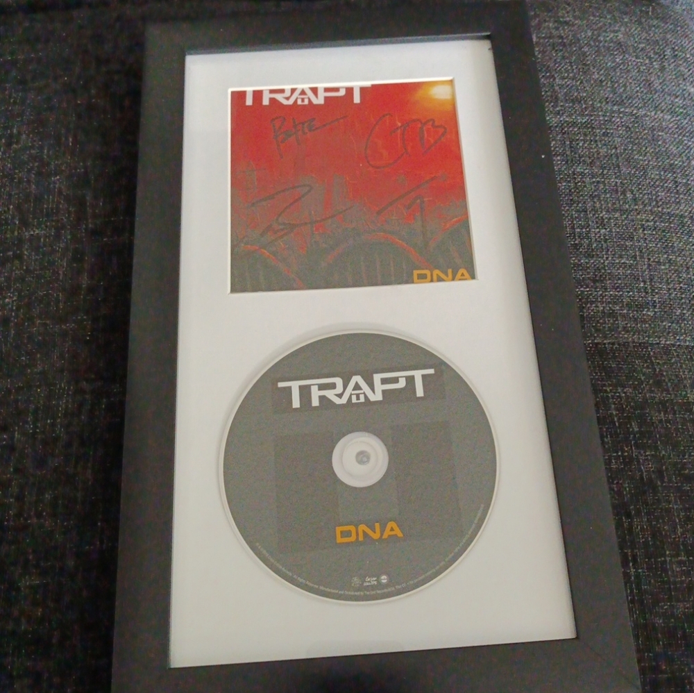 Trapt DNA signed framed CD